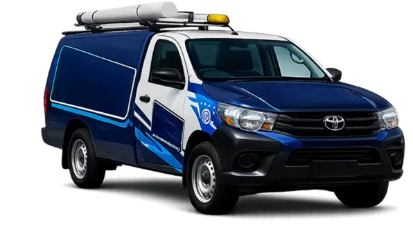 Service van on its way to a the Sydney CBD job